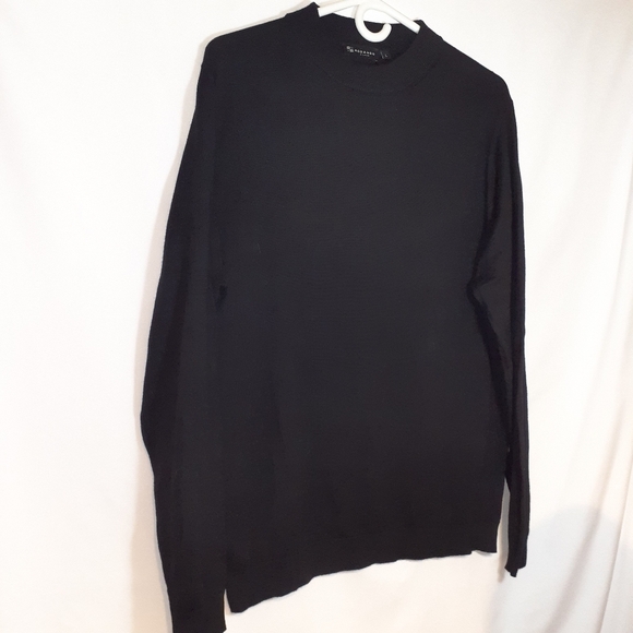 Mens Modango Milano Modal Sweater Black Men's Large - Picture 7 of 16